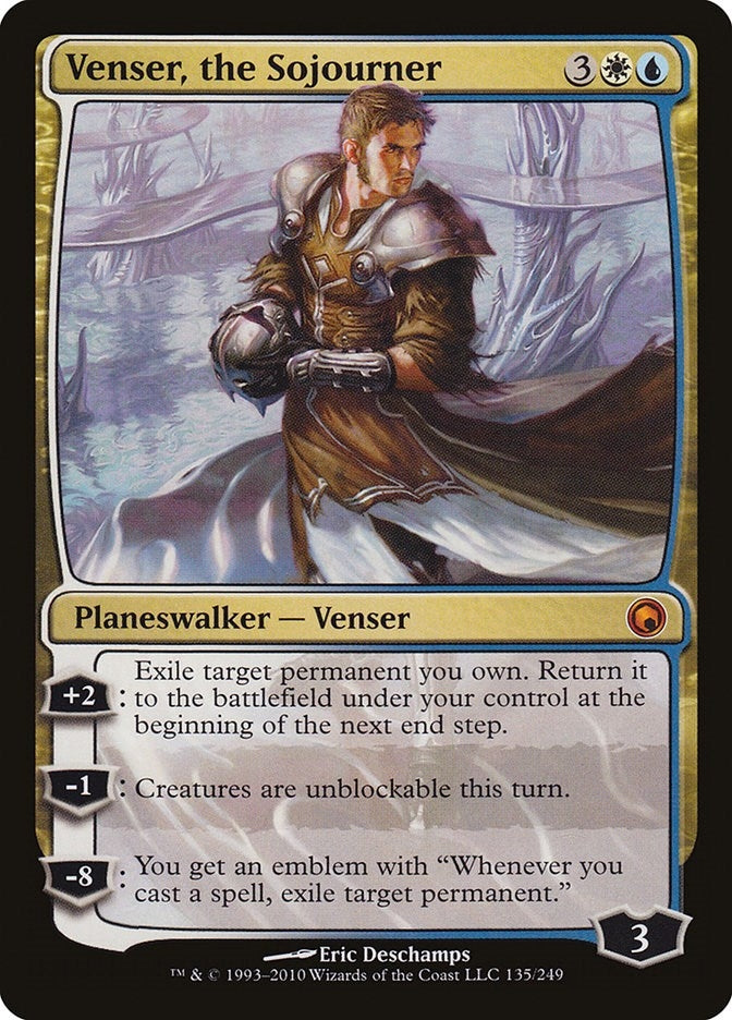 Image for Venser, the Sojourner (135) [Scars of Mirrodin] - Magic: The Gathering