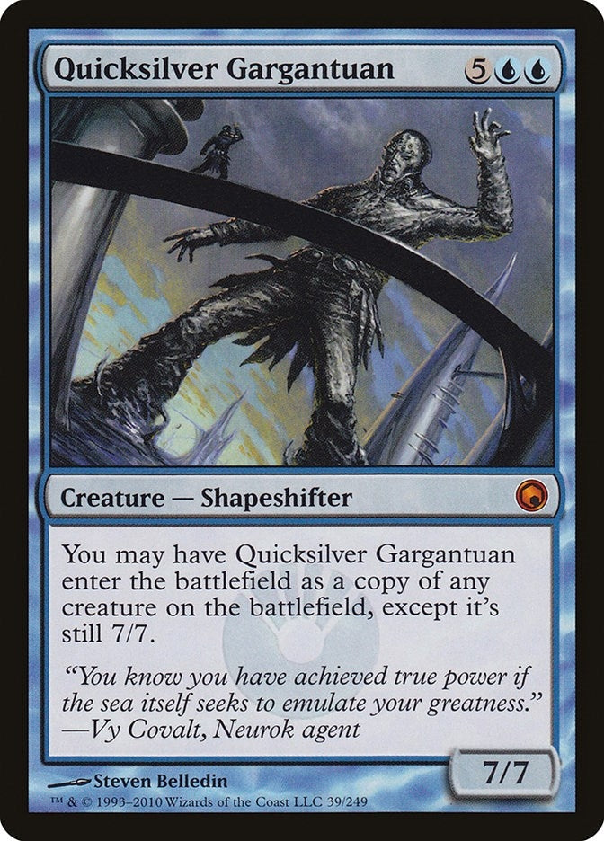 Image for Quicksilver Gargantuan (39) [Scars of Mirrodin] - Magic: The Gathering
