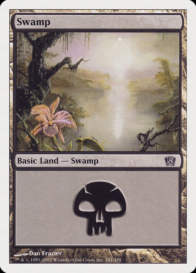Image for Swamp (341) (341) [8th Edition] - Magic: The Gathering
