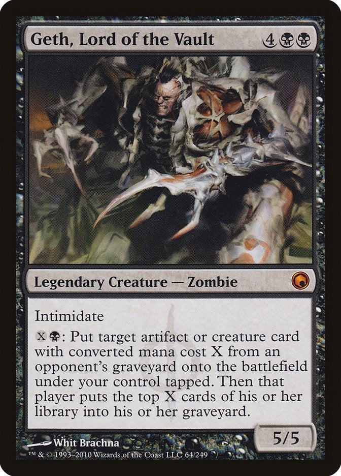Image for Geth, Lord of the Vault (64) [Scars of Mirrodin] - Magic: The Gathering