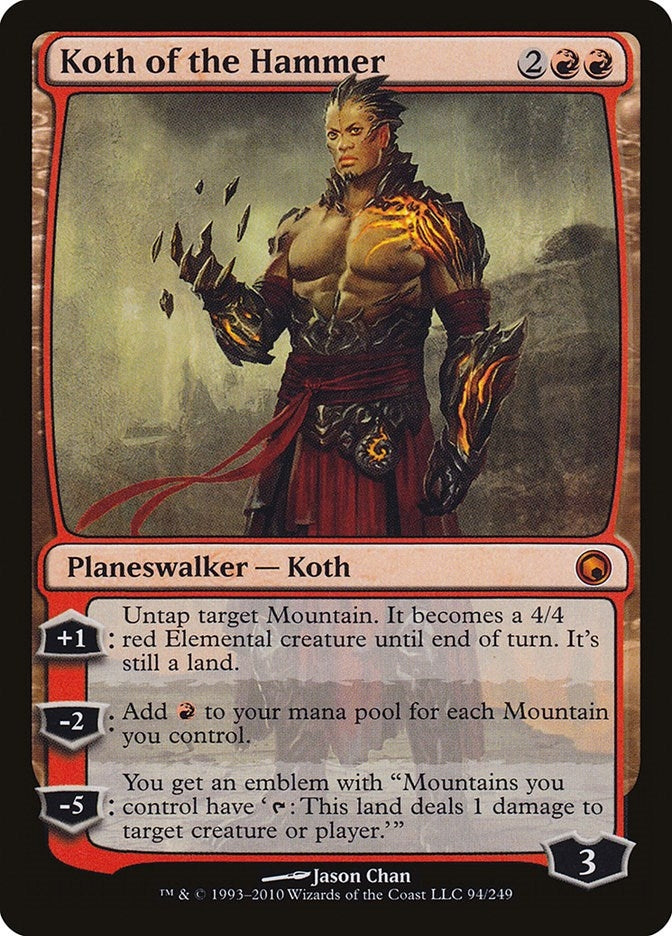 Image for Koth of the Hammer (94) [Scars of Mirrodin] - Magic: The Gathering