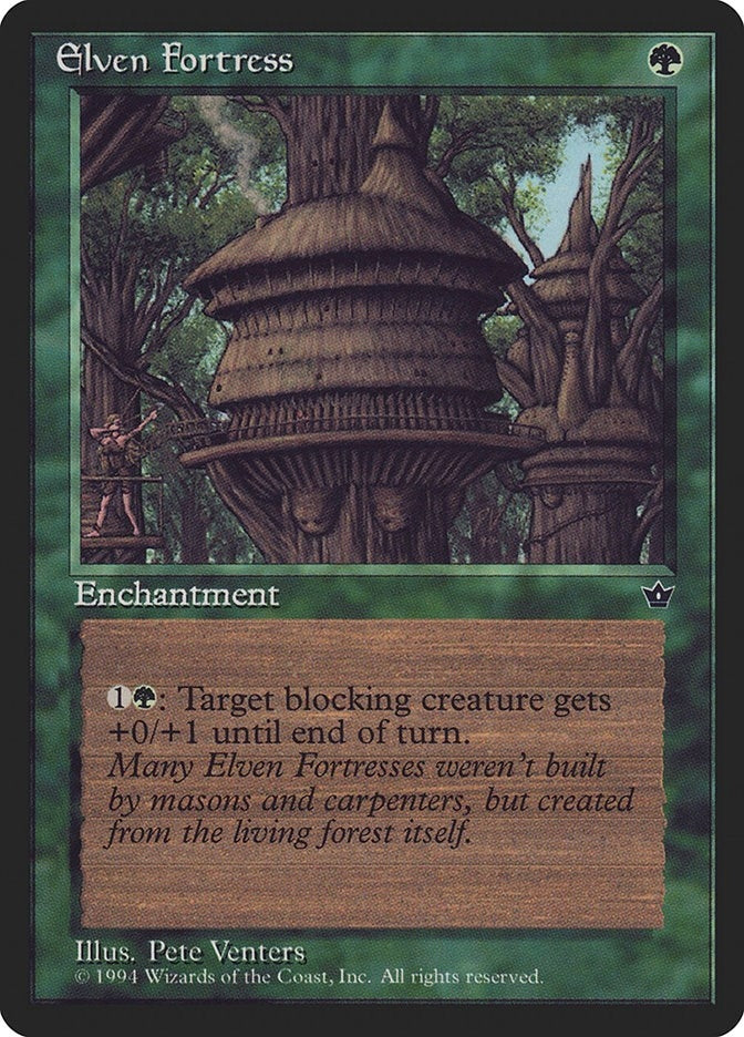 Image for Elven Fortress (Venters) [Fallen Empires] - Magic: The Gathering