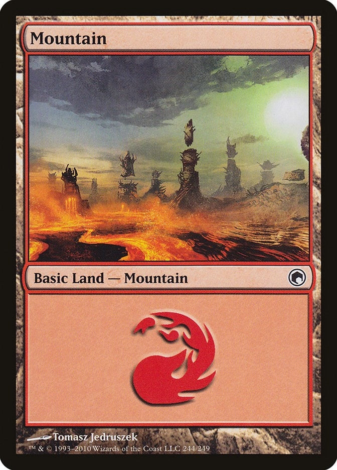 Image for Mountain (244) (244) [Scars of Mirrodin] - Magic: The Gathering