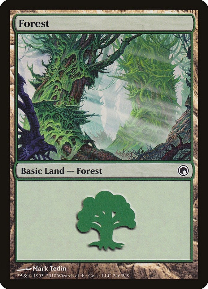 Image for Forest (246) (246) [Scars of Mirrodin] - Magic: The Gathering