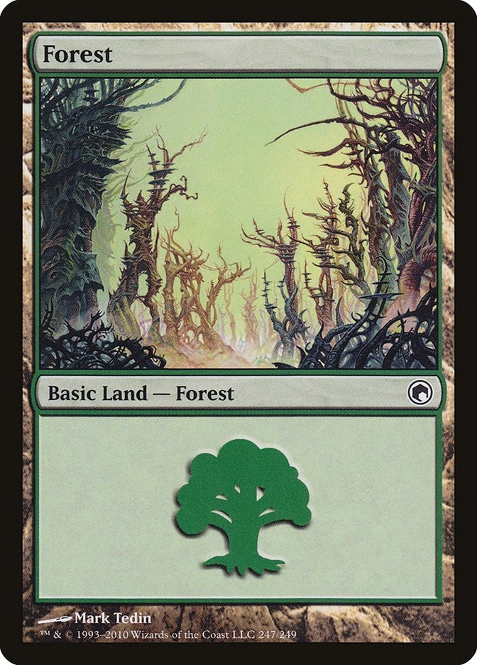 Image for Forest (247) (247) [Scars of Mirrodin] - Magic: The Gathering