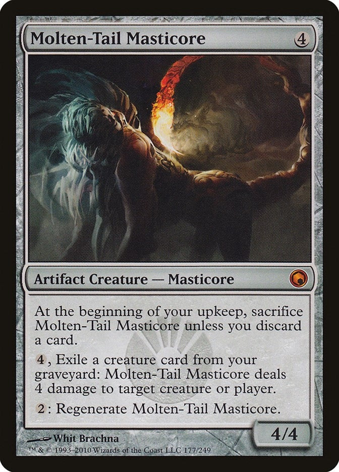 Image for Molten-Tail Masticore (177) [Scars of Mirrodin] - Magic: The Gathering
