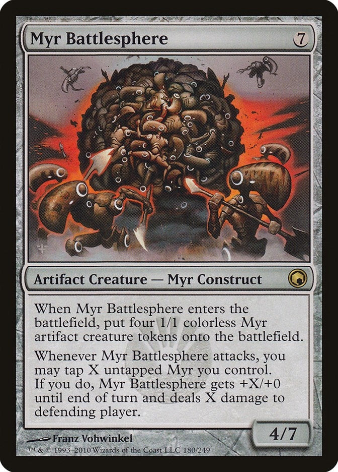 Image for Myr Battlesphere (180) [Scars of Mirrodin] - Magic: The Gathering