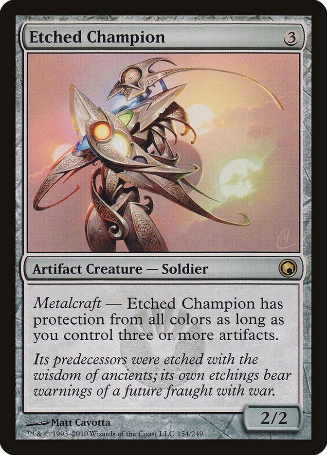 Image for Etched Champion (154) [Scars of Mirrodin] - Magic: The Gathering