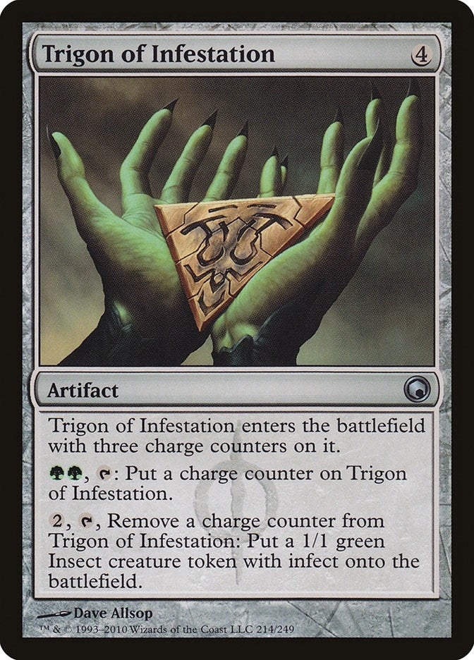 Image for Trigon of Infestation (214) [Scars of Mirrodin] - Magic: The Gathering