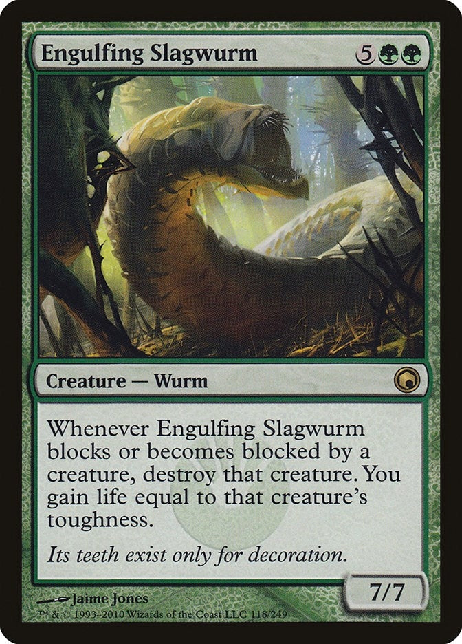 Image for Engulfing Slagwurm (118) [Scars of Mirrodin] - Magic: The Gathering