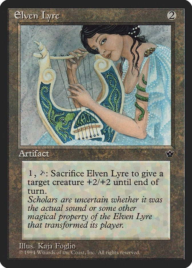 Image for Elven Lyre [Fallen Empires] - Magic: The Gathering