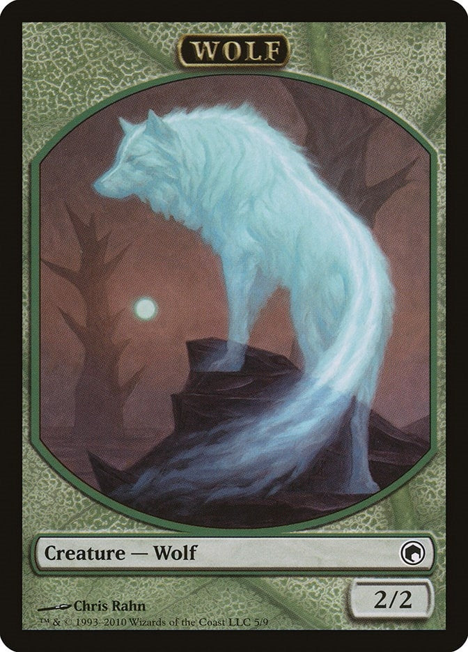 Image for Wolf Token (5) [Scars of Mirrodin] - Magic: The Gathering