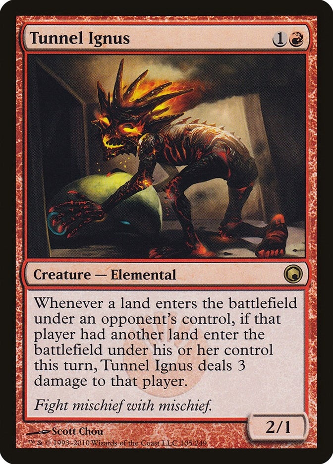 Image for Tunnel Ignus (105) [Scars of Mirrodin] - Magic: The Gathering
