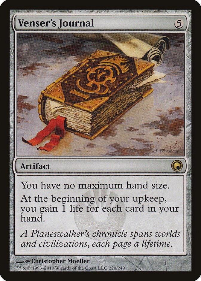 Image for Venser's Journal (220) [Scars of Mirrodin] - Magic: The Gathering