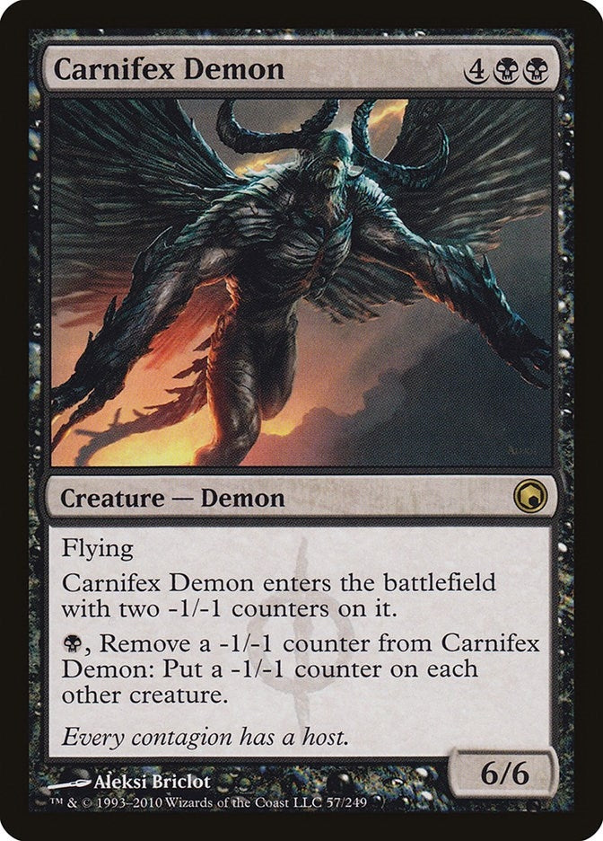 Image for Carnifex Demon (57) [Scars of Mirrodin] - Magic: The Gathering