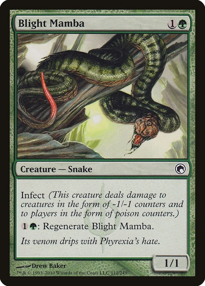 Image for Blight Mamba (112) [Scars of Mirrodin] - Magic: The Gathering