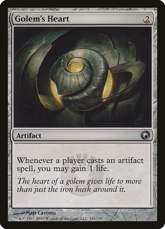 Image for Golem's Heart (161) [Scars of Mirrodin] - Magic: The Gathering