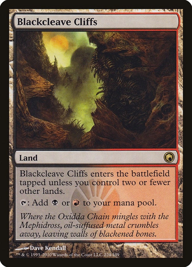 Image for Blackcleave Cliffs (224) [Scars of Mirrodin] - Magic: The Gathering