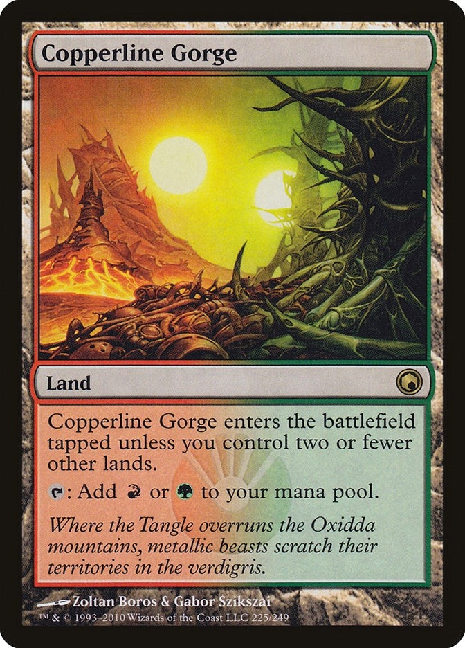 Image for Copperline Gorge (225) [Scars of Mirrodin] - Magic: The Gathering