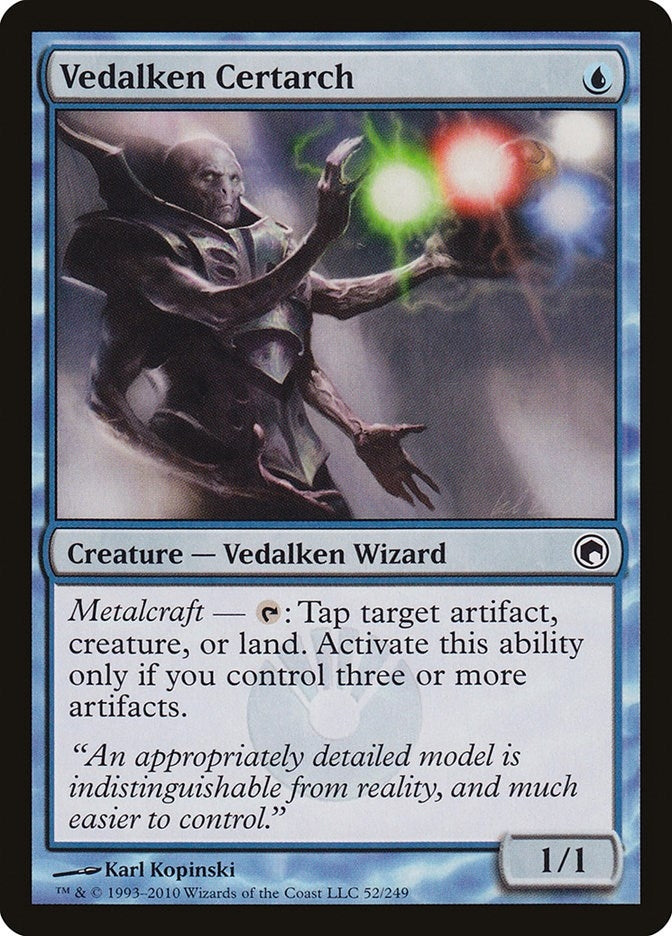Image for Vedalken Certarch (52) [Scars of Mirrodin] - Magic: The Gathering