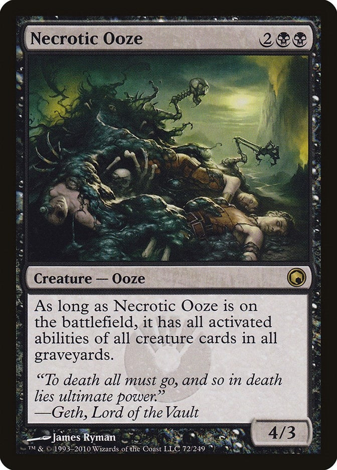 Image for Necrotic Ooze (72) [Scars of Mirrodin] - Magic: The Gathering