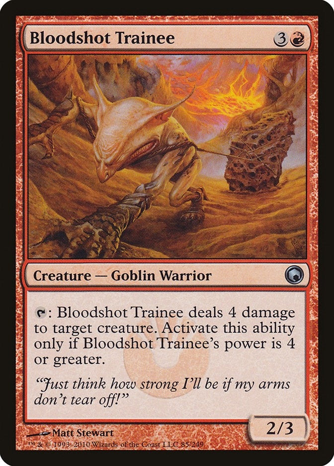 Image for Bloodshot Trainee (85) [Scars of Mirrodin] - Magic: The Gathering