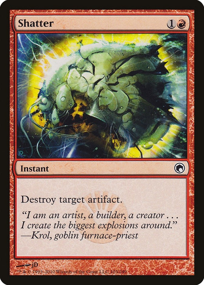 Image for Shatter (103) [Scars of Mirrodin] - Magic: The Gathering