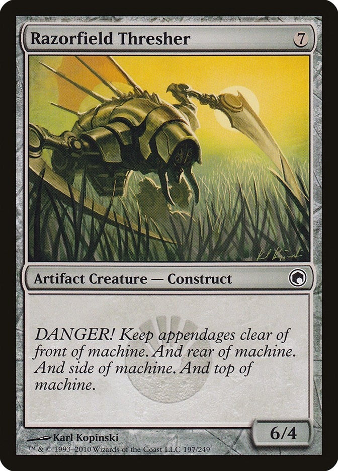 Image for Razorfield Thresher (197) [Scars of Mirrodin] - Magic: The Gathering