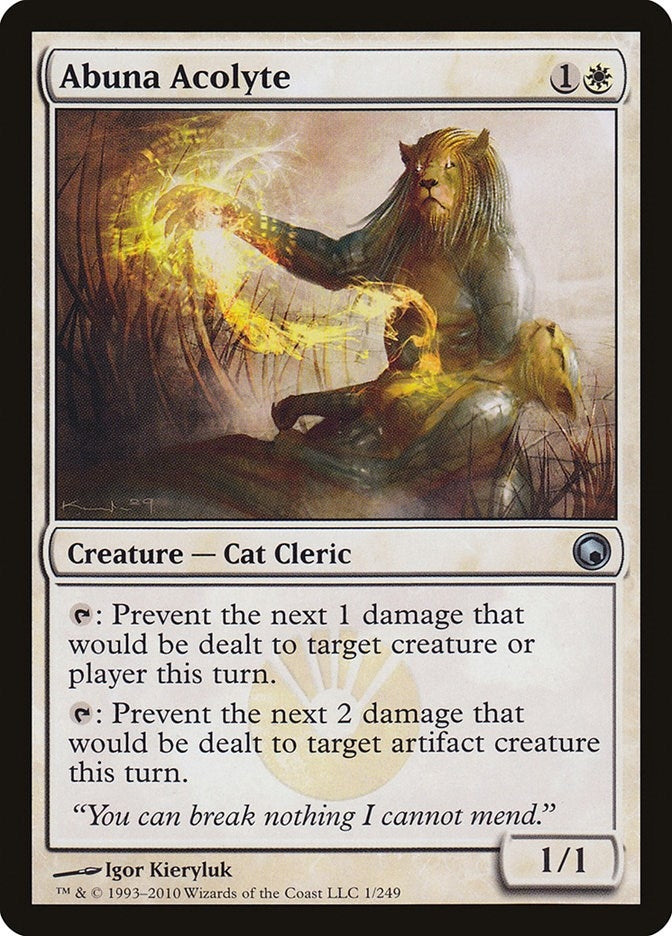 Image for Abuna Acolyte (1) [Scars of Mirrodin] - Magic: The Gathering