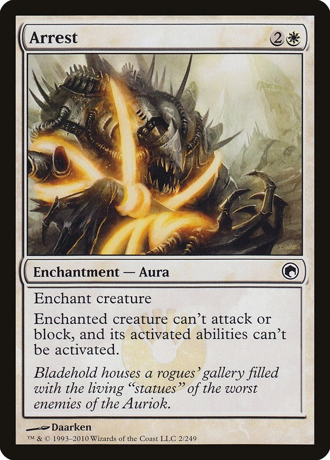 Image for Arrest (2) [Scars of Mirrodin] - Magic: The Gathering
