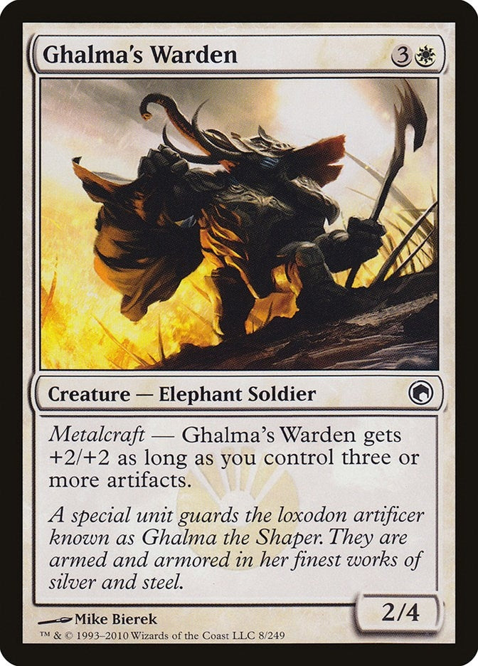 Ghalma's Warden (8) [Scars of Mirrodin]