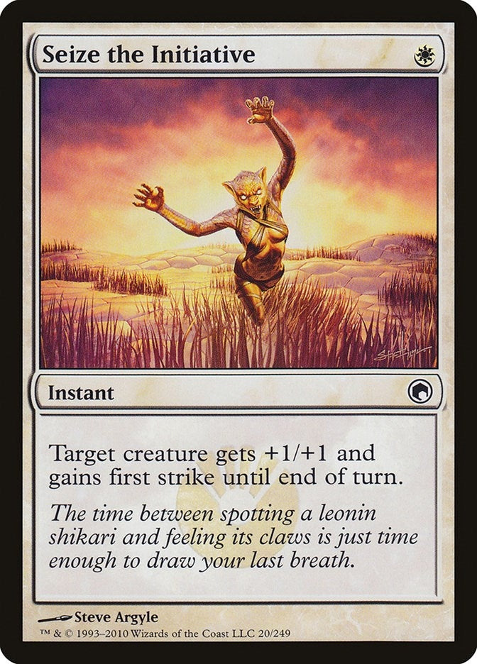 Image for Seize the Initiative (20) [Scars of Mirrodin] - Magic: The Gathering
