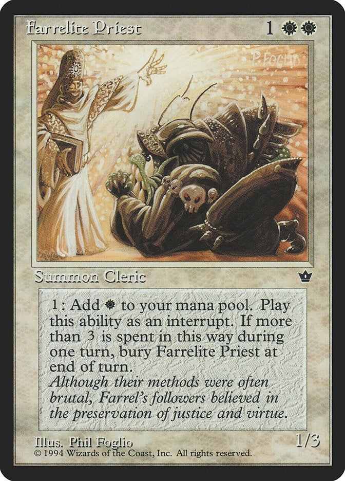 Image for Farrelite Priest [Fallen Empires] - Magic: The Gathering