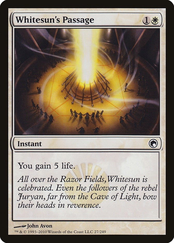 Image for Whitesun's Passage (27) [Scars of Mirrodin] - Magic: The Gathering