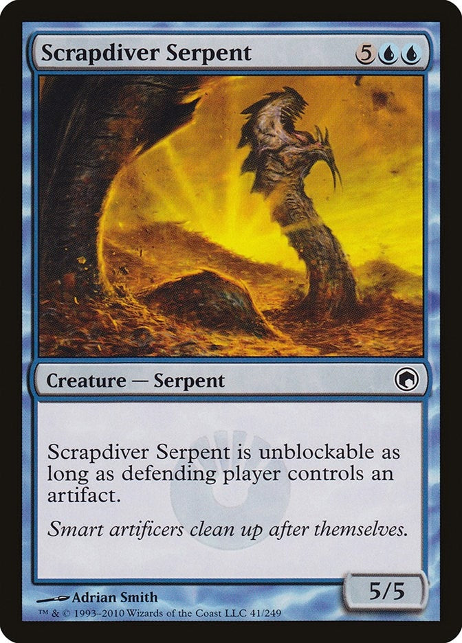 Image for Scrapdiver Serpent (41) [Scars of Mirrodin] - Magic: The Gathering