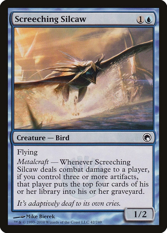 Image for Screeching Silcaw (42) [Scars of Mirrodin] - Magic: The Gathering