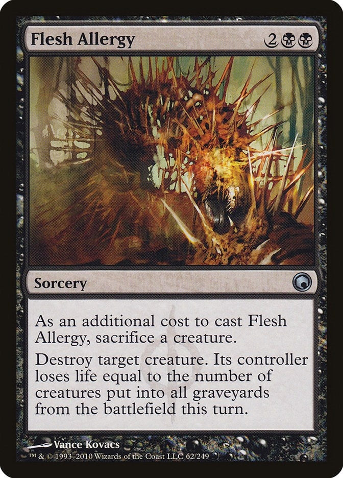Image for Flesh Allergy (62) [Scars of Mirrodin] - Magic: The Gathering