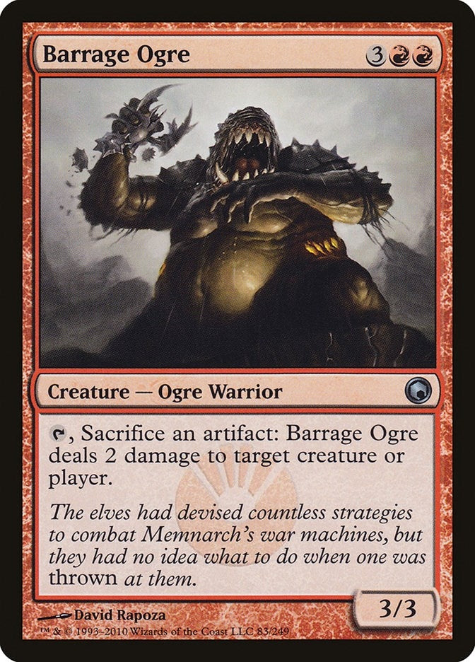 Image for Barrage Ogre (83) [Scars of Mirrodin] - Magic: The Gathering