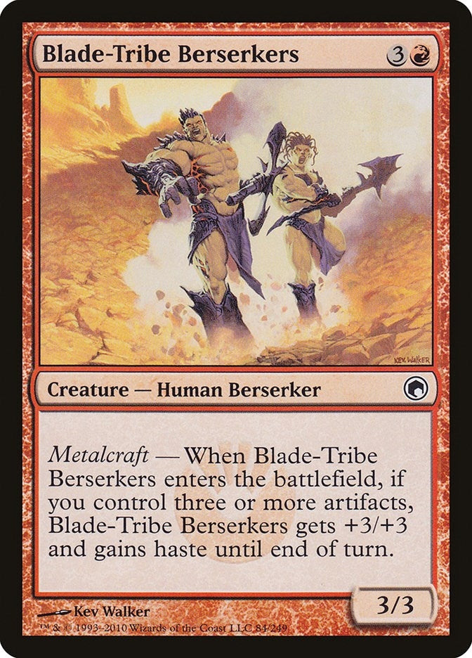 Image for Blade-Tribe Berserkers (84) [Scars of Mirrodin] - Magic: The Gathering