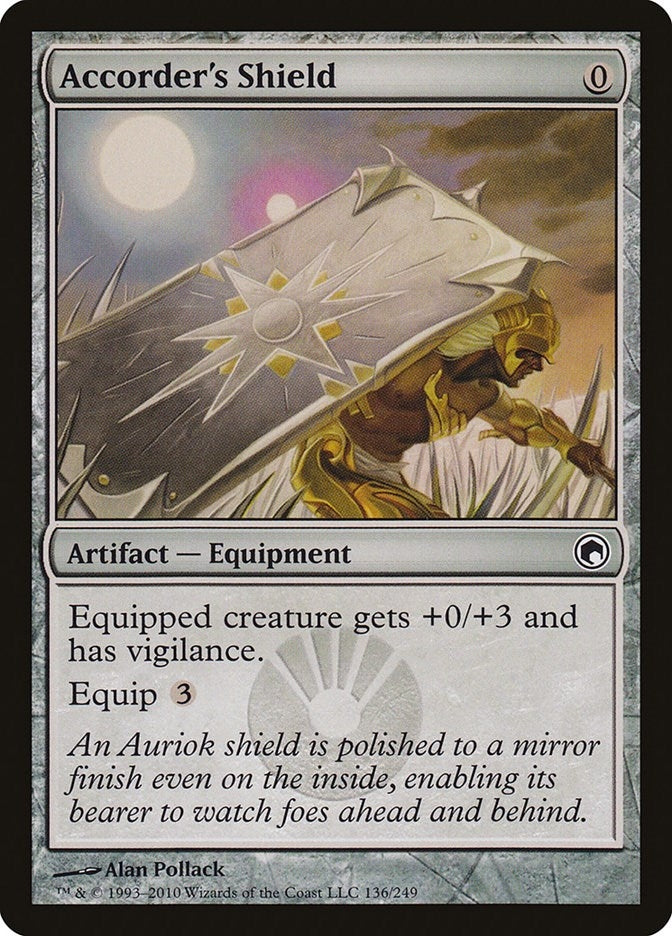 Image for Accorder's Shield (136) [Scars of Mirrodin] - Magic: The Gathering