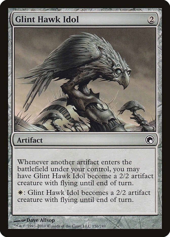 Image for Glint Hawk Idol (156) [Scars of Mirrodin] - Magic: The Gathering