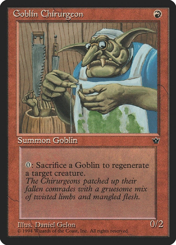 Image for Goblin Chirurgeon (Gelon) [Fallen Empires] - Magic: The Gathering