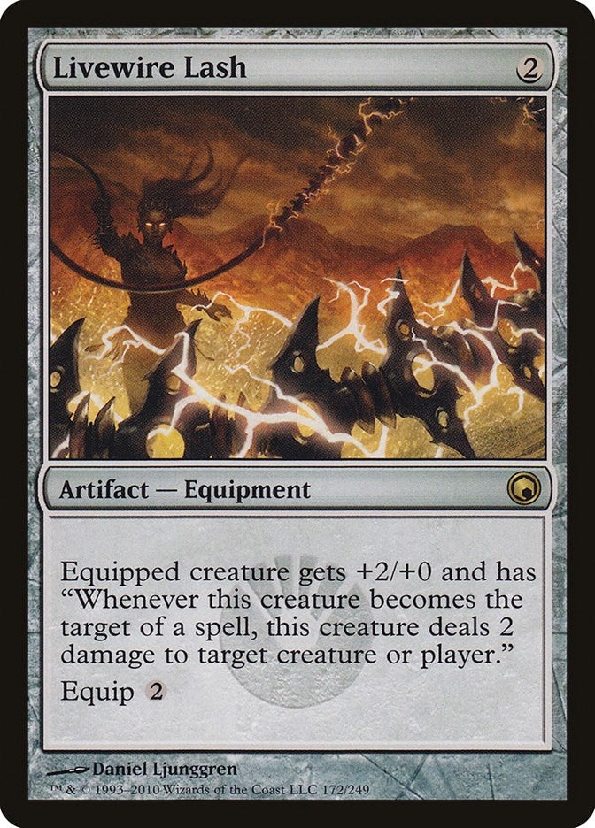 Image for Livewire Lash (172) [Scars of Mirrodin] - Magic: The Gathering