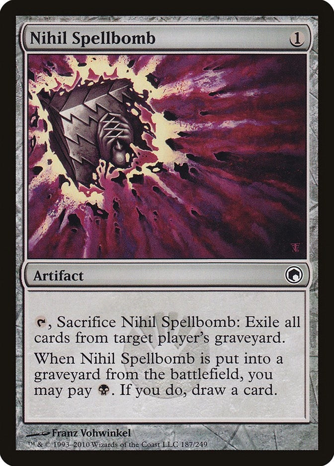 Image for Nihil Spellbomb (187) [Scars of Mirrodin] - Magic: The Gathering