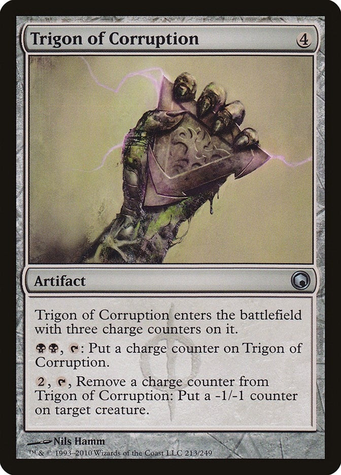 Image for Trigon of Corruption (213) [Scars of Mirrodin] - Magic: The Gathering