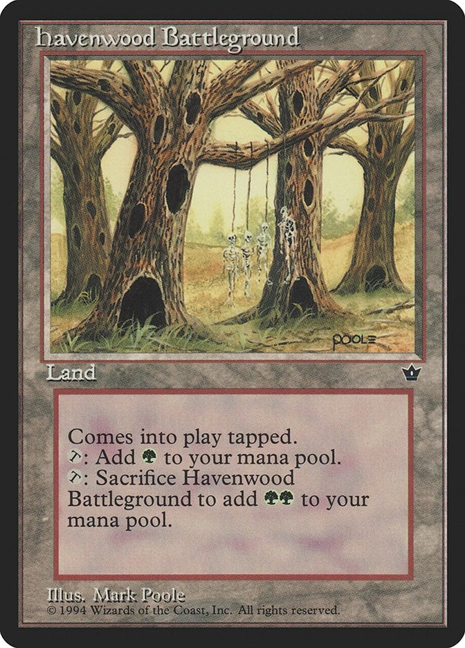 Image for Havenwood Battleground [Fallen Empires] - Magic: The Gathering