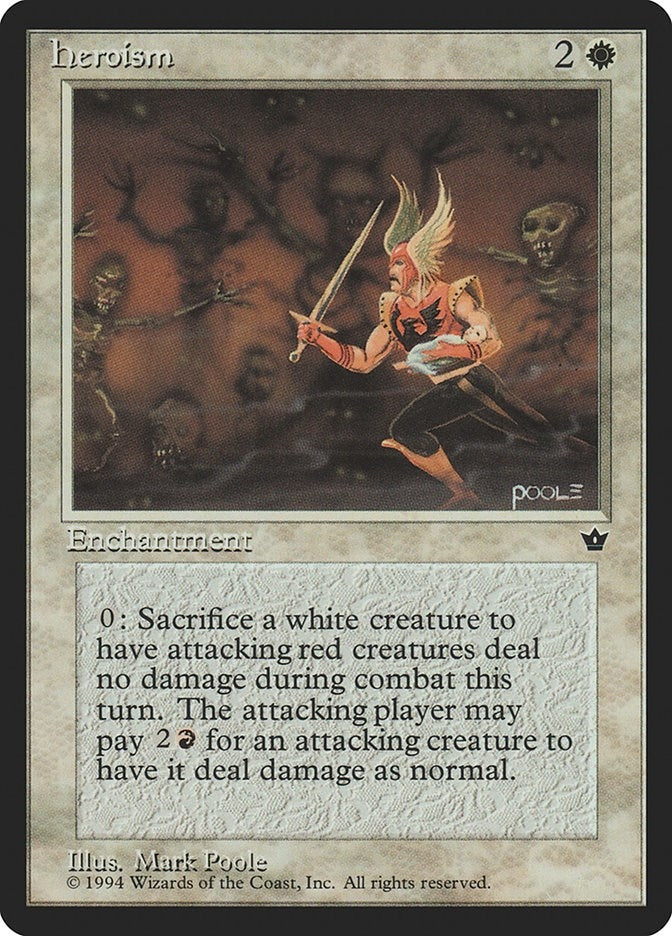 Image for Heroism [Fallen Empires] - Magic: The Gathering