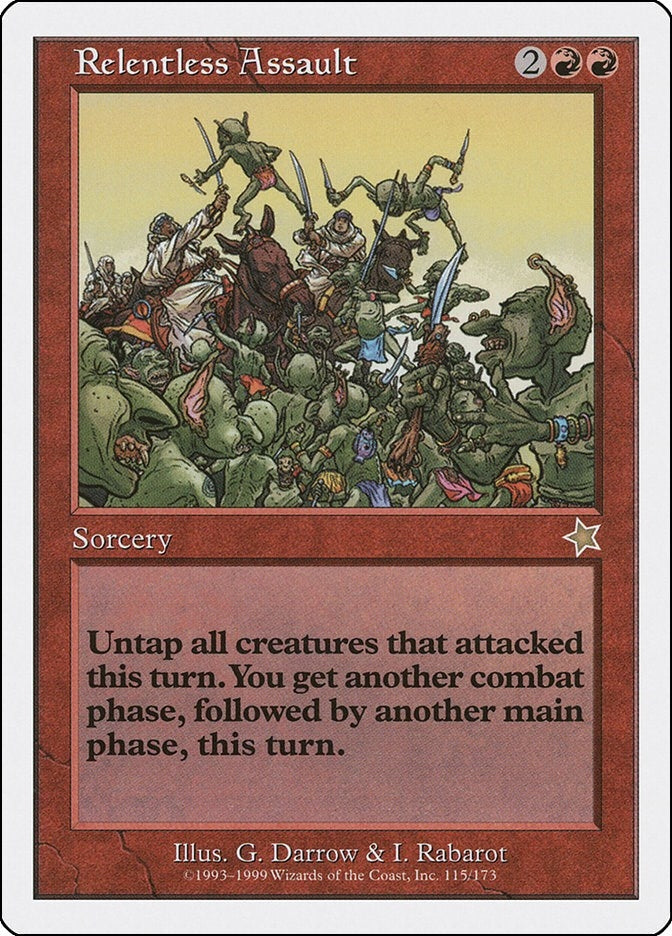 Image for Relentless Assault (115) [Starter 1999] - Magic: The Gathering