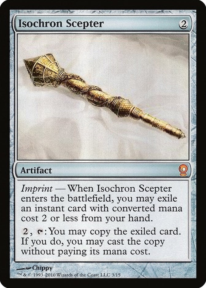 Image for Isochron Scepter (3) [From the Vault: Relics] - Magic: The Gathering
