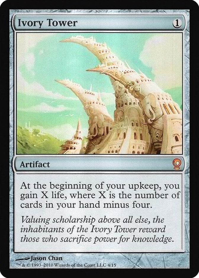 Image for Ivory Tower (4) [From the Vault: Relics] - Magic: The Gathering
